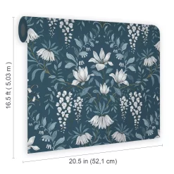 Laura Ashley Parterre Dark Seaspray Damask Smooth Wallpaper 11 Laura Ashley Parterre Dark Seaspray Damask Smooth Wallpaper -Laura Ashley Sales Store laura ashley parterre dark seaspray damask smooth wallpaper5011583468564 02t bq