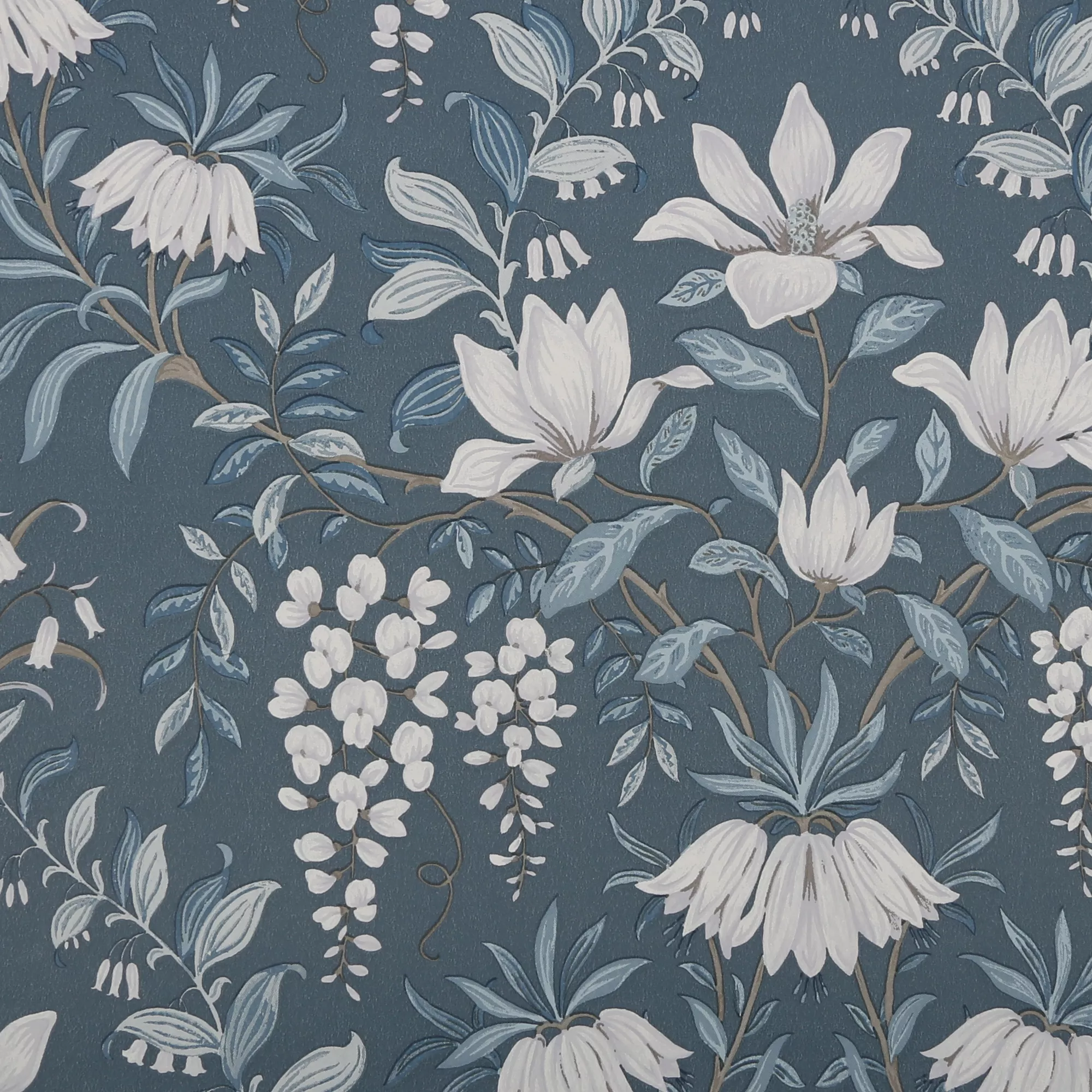 Laura Ashley Parterre Dark Seaspray Damask Smooth Wallpaper 3 Laura Ashley Parterre Dark Seaspray Damask Smooth Wallpaper - Image 3