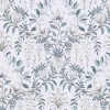 Laura Ashley Parterre Off White & Seaspray Damask Smooth Wallpaper