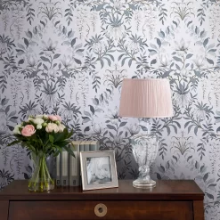 Laura Ashley Parterre Off White & Seaspray Damask Smooth Wallpaper -Laura Ashley Sales Store laura ashley parterre off white seaspray damask smooth wallpaper5011583468595 21i bq