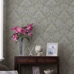 Laura Ashley Parterre Sage Damask Smooth Wallpaper 7 Laura Ashley Parterre Sage Damask Smooth Wallpaper -Laura Ashley Sales Store laura ashley parterre sage damask smooth wallpaper5011583468625 20i bq