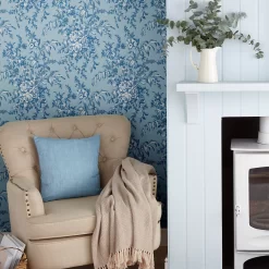 Laura Ashley Picardie Blue Sky Floral Smooth Wallpaper 9 Laura Ashley Picardie Blue Sky Floral Smooth Wallpaper -Laura Ashley Sales Store laura ashley picardie blue sky floral smooth wallpaper5011583492590 21i bq