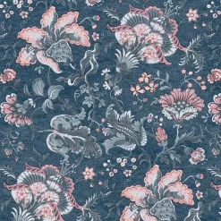 Laura Ashley Portia Dark Seaspray Floral Smooth Wallpaper -Laura Ashley Sales Store laura ashley portia dark seaspray floral smooth wallpaper5011583486803 37c bq