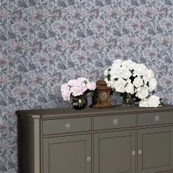 Laura Ashley Portia Pale Slate Floral Smooth Wallpaper 10 Laura Ashley Portia Pale Slate Floral Smooth Wallpaper -Laura Ashley Sales Store laura ashley portia pale slate floral smooth wallpaper5011583486834 21i bq