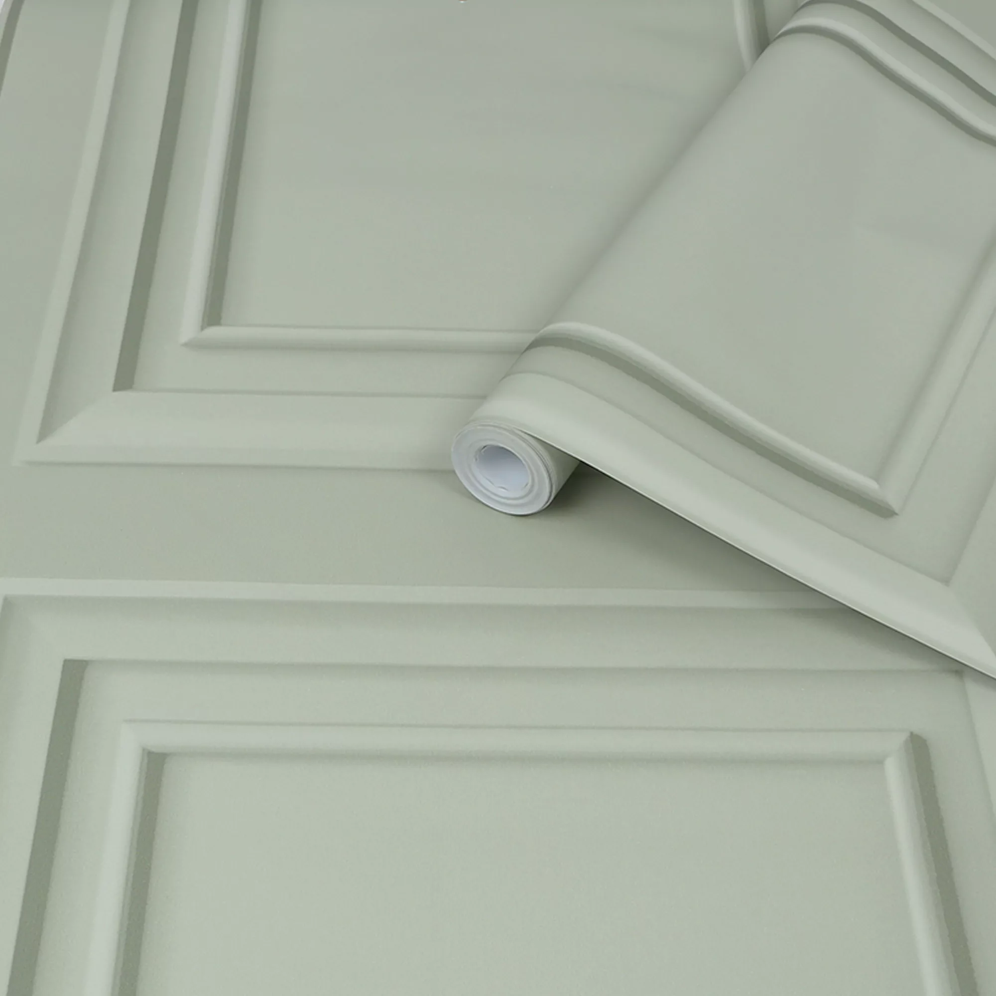 Laura Ashley Redbrook Sage Wood Effect Smooth Wallpaper 2 Laura Ashley Redbrook Sage Wood Effect Smooth Wallpaper - Image 2