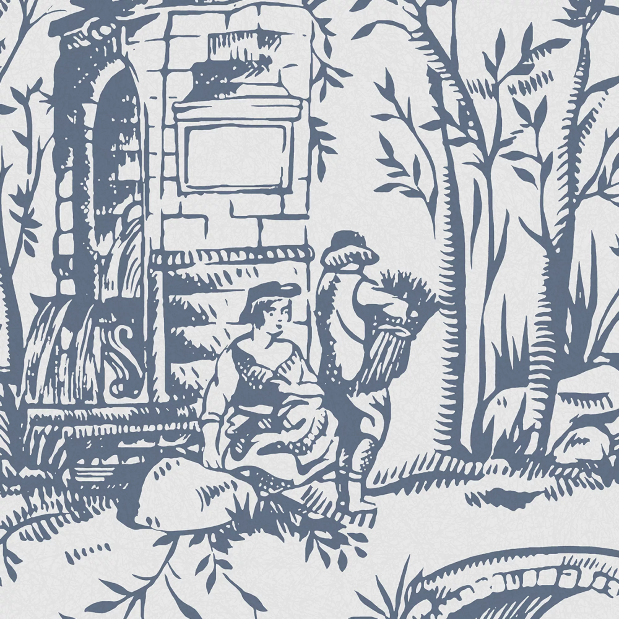 Laura Ashley Romantic Opulence Blue Classical Smooth Wallpaper 4 Laura Ashley Romantic Opulence Blue Classical Smooth Wallpaper - Image 4