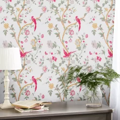 Laura Ashley Romantic Opulence Pink Animal Smooth Wallpaper -Laura Ashley Sales Store laura ashley romantic opulence pink animal smooth wallpaper5011583492682 21i bq