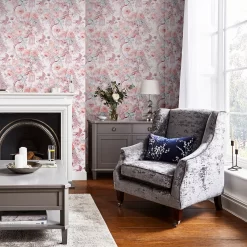 Laura Ashley Romantic Opulence Pink Floral Smooth Wallpaper -Laura Ashley Sales Store laura ashley romantic opulence pink floral smooth wallpaper5011583493139 21i bq