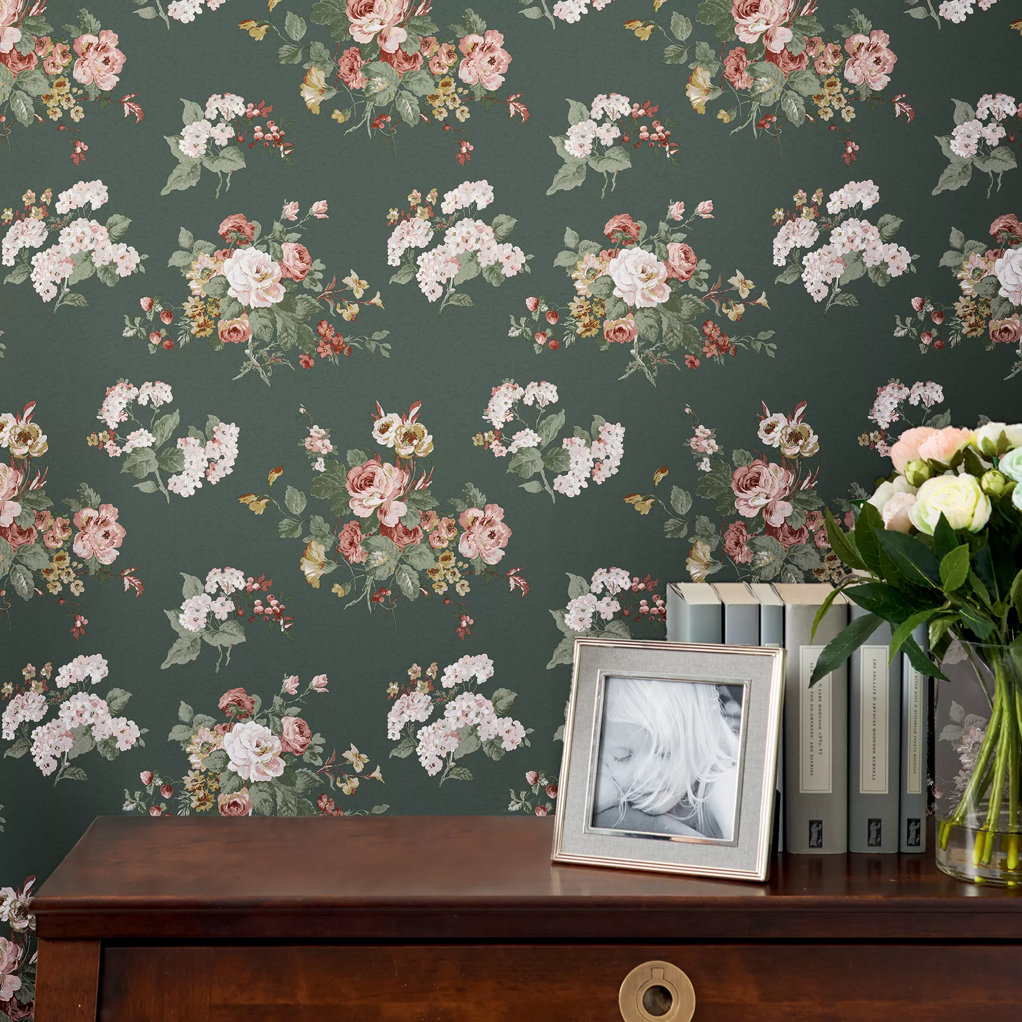 Laura Ashley Rosemore Fern Floral Smooth Wallpaper 4 Laura Ashley Rosemore Fern Floral Smooth Wallpaper - Image 4