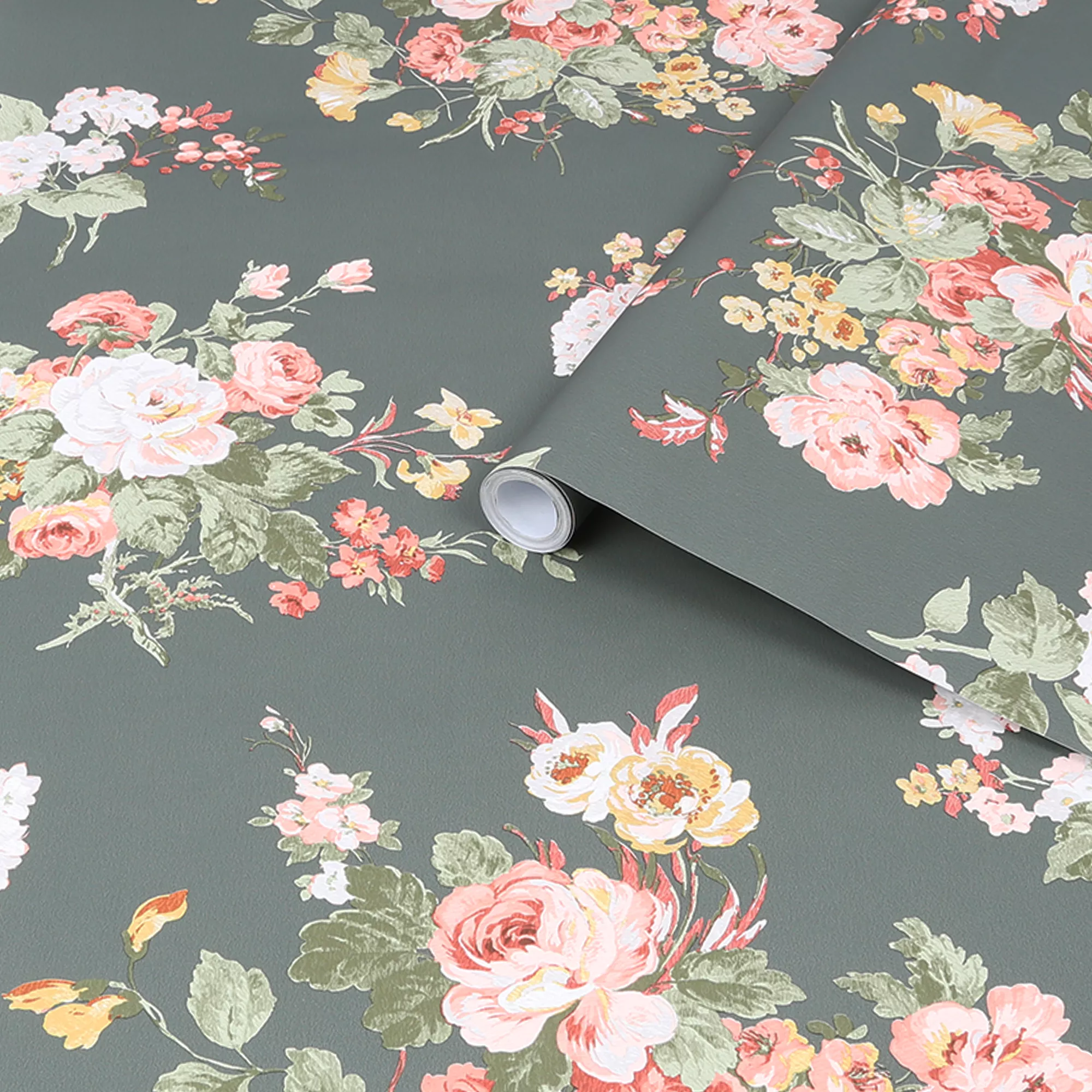 Laura Ashley Rosemore Fern Floral Smooth Wallpaper 1 Laura Ashley Rosemore Fern Floral Smooth Wallpaper