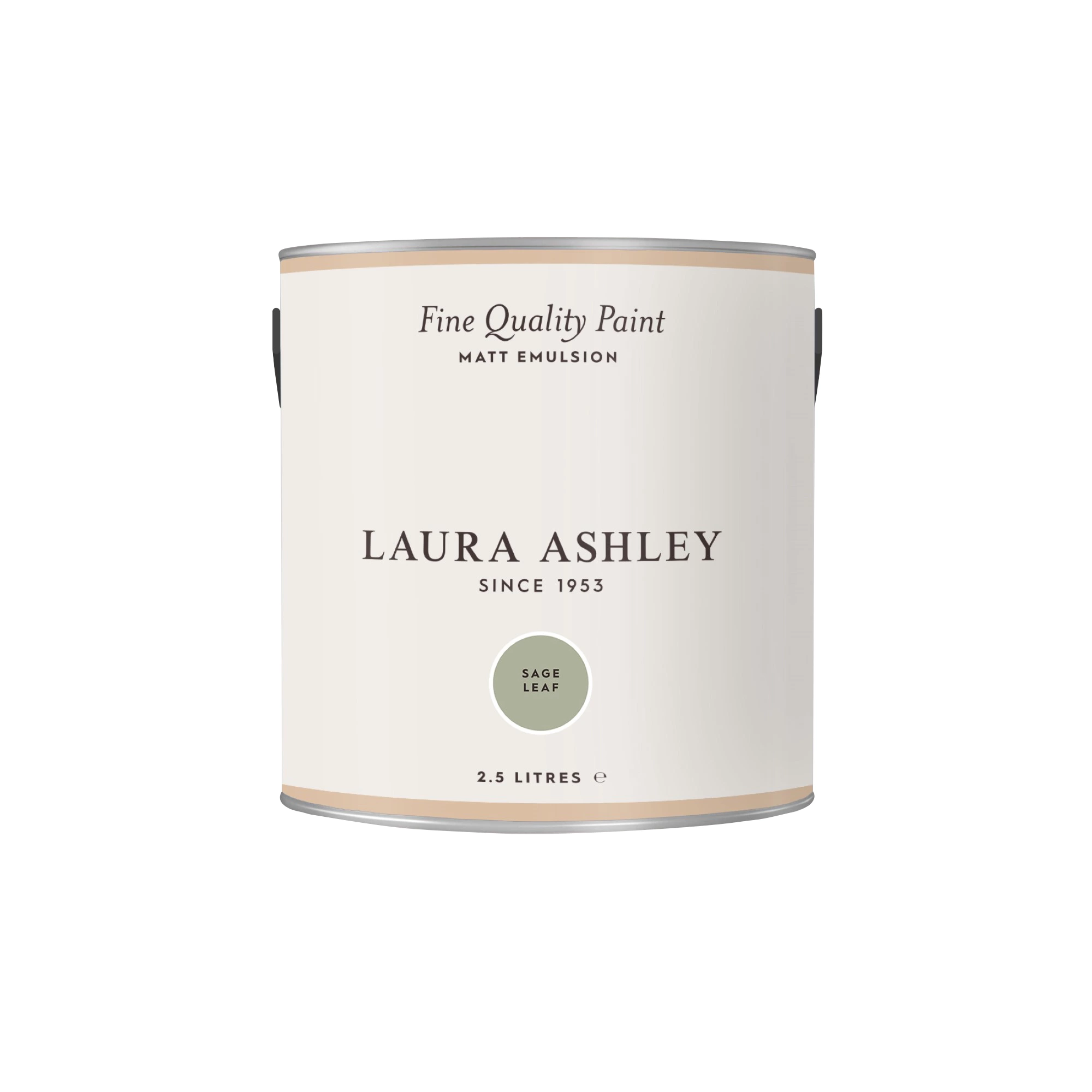 Laura Ashley Sage Leaf Matt Emulsion Paint, 2.5L 4 Laura Ashley Sage Leaf Matt Emulsion Paint, 2.5L - Image 4