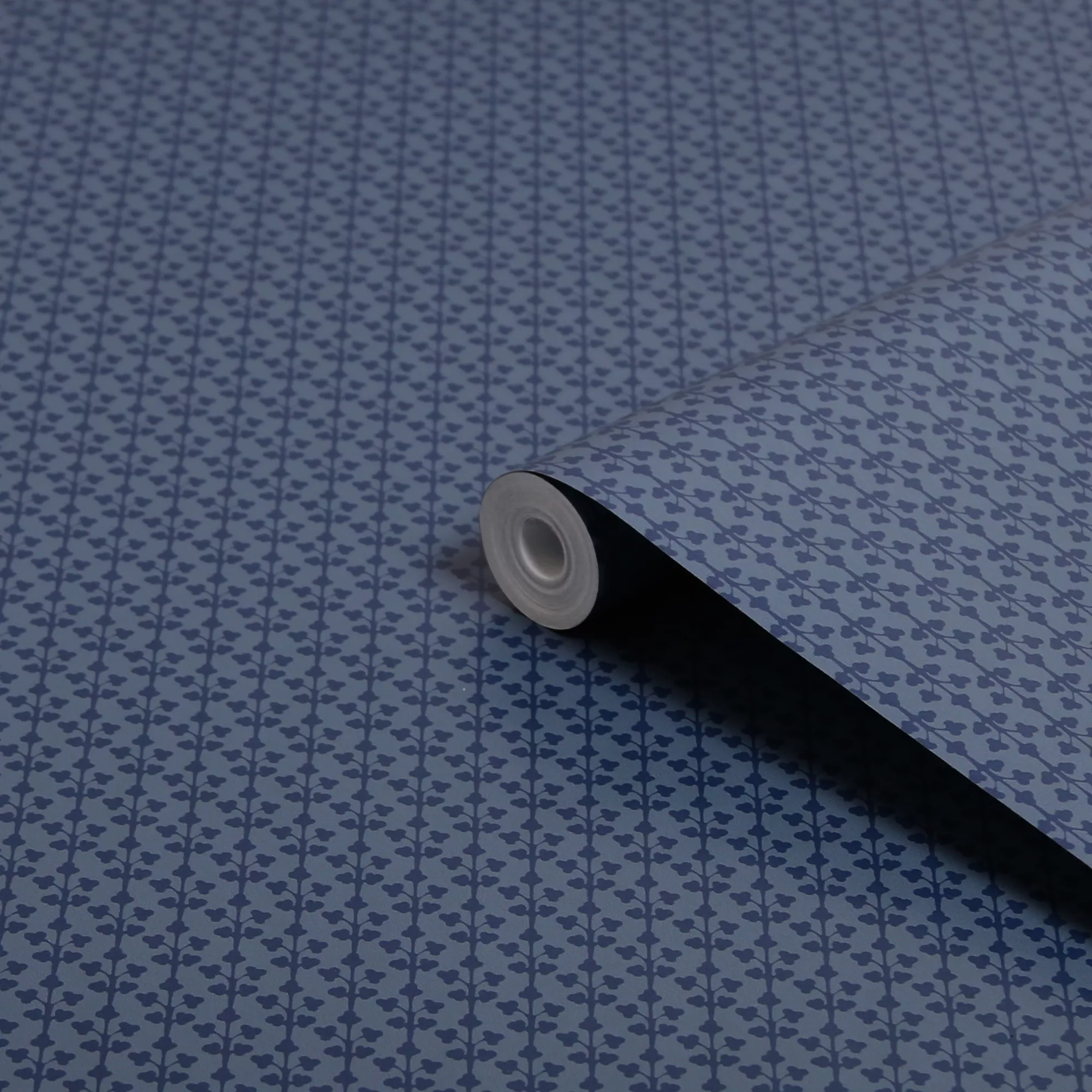 Laura Ashley Seaham Blue Motif Smooth Wallpaper 1 Laura Ashley Seaham Blue Motif Smooth Wallpaper