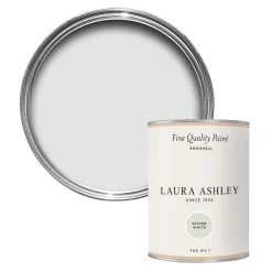 Laura Ashley Silver White Eggshell Emulsion Paint, 750ml