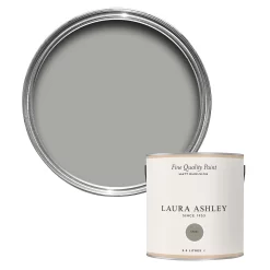 Laura Ashley Steel Matt Emulsion Paint, 2.5L