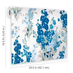 Laura Ashley Stocks Blue Sky Floral Smooth Wallpaper -Laura Ashley Sales Store laura ashley stocks blue sky floral smooth wallpaper5011583492835 02t bq
