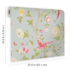 Laura Ashley Summer Palace Duck Egg Floral Smooth Wallpaper 11 Laura Ashley Summer Palace Duck Egg Floral Smooth Wallpaper -Laura Ashley Sales Store laura ashley summer palace duck egg floral smooth wallpaper5011583468205 02t bq