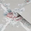 Laura Ashley Timeless Elegance Grey Floral Smooth Wallpaper