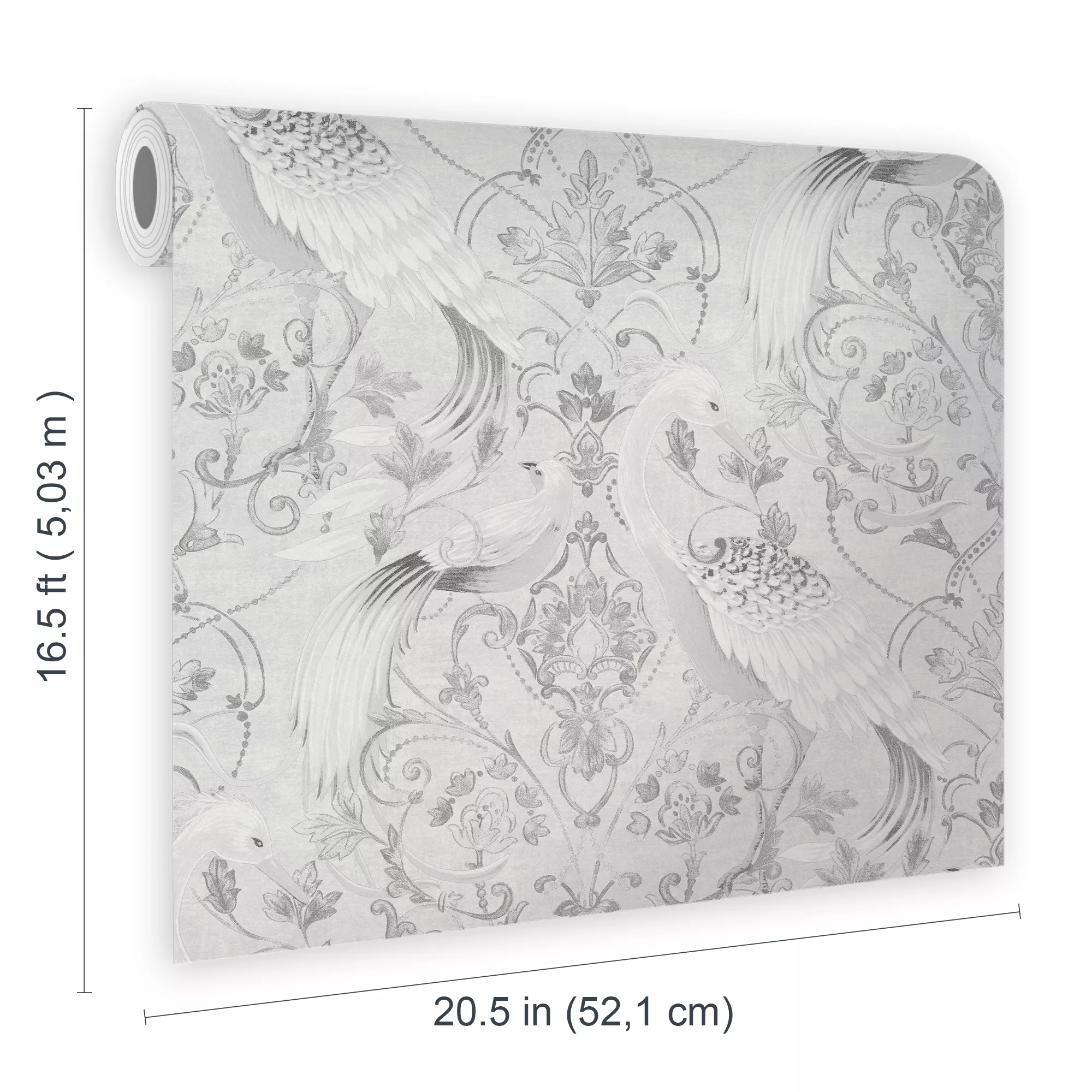 Laura Ashley Tregaron Grey Animal Smooth Wallpaper 7 Laura Ashley Tregaron Grey Animal Smooth Wallpaper - Image 7