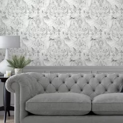 Laura Ashley Tregaron Grey Animal Smooth Wallpaper 11 Laura Ashley Tregaron Grey Animal Smooth Wallpaper -Laura Ashley Sales Store laura ashley tregaron grey animal smooth wallpaper5011583546538 20i bq