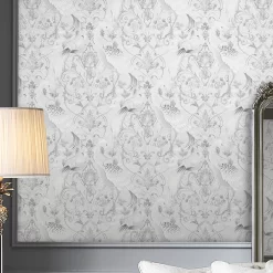 Laura Ashley Tregaron Grey Animal Smooth Wallpaper 12 Laura Ashley Tregaron Grey Animal Smooth Wallpaper -Laura Ashley Sales Store laura ashley tregaron grey animal smooth wallpaper5011583546538 21i bq