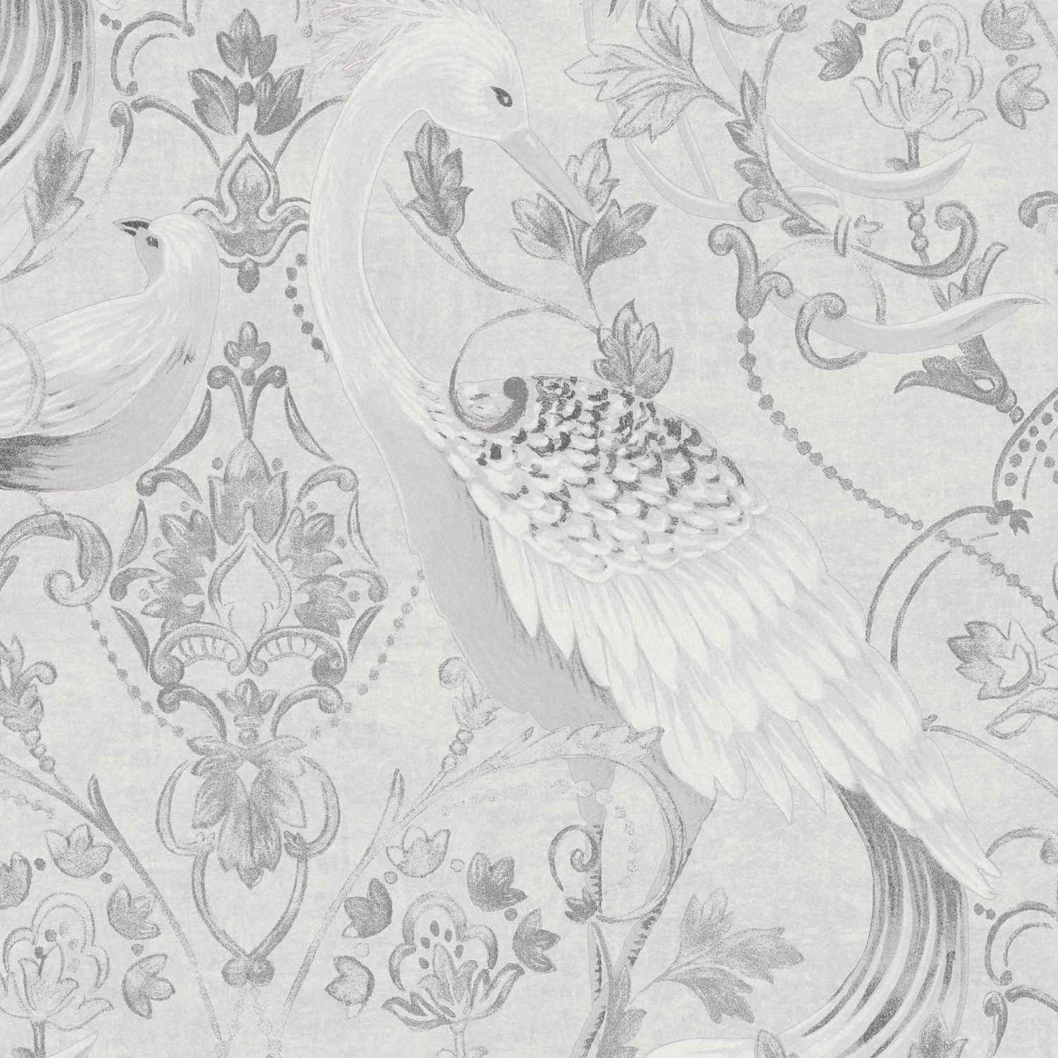 Laura Ashley Tregaron Grey Animal Smooth Wallpaper 2 Laura Ashley Tregaron Grey Animal Smooth Wallpaper - Image 2